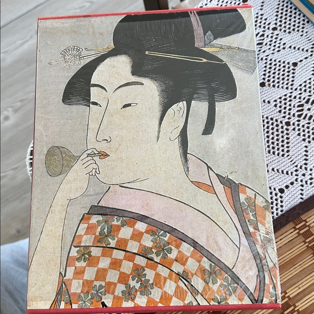 Rare- Ukiyo-e Taikei Vol. 5– Utamaro Elegant portraits of women in ukiyo-e style